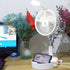 🎁Semi-Annual Sale-50% OFF🏊Portable Telescopic USB Fan With Mist humidifier LED Light